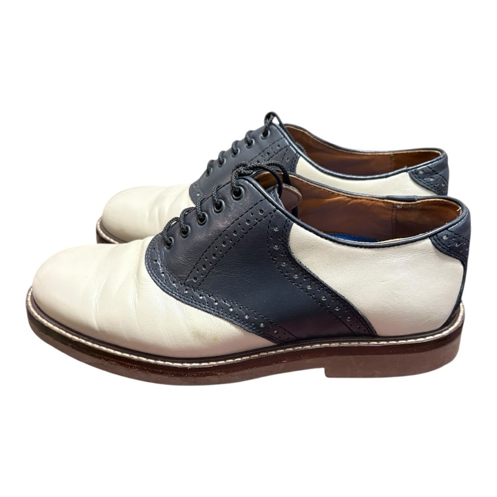 Jos A Banks Classic Two-Tone Men's Oxford Shoes size 8.5 - Picture 4 of 8